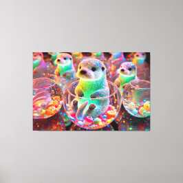 Lienzo Otter marino maravilloso