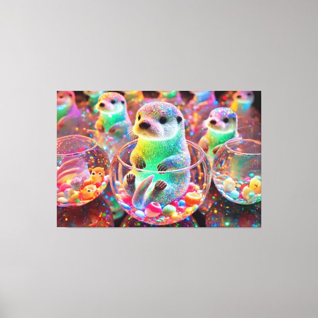 Lienzo Otter marino maravilloso (Anverso)