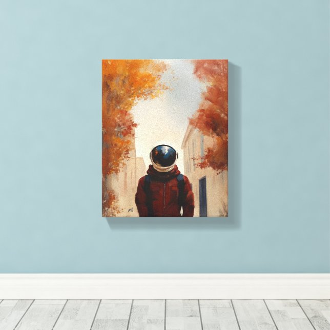 Lienzo Outro Planeta (Insitu (piso de madera))