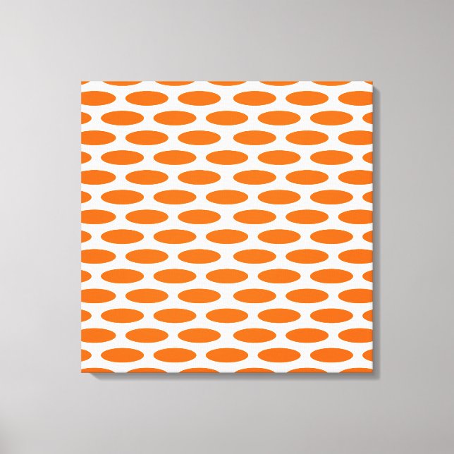 Lienzo Oval Tangerine Moderno en Emporiomoffa (Anverso)