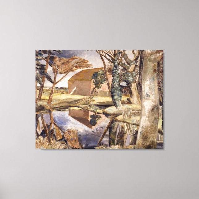 Lienzo Oxenbridge Pond (1927-28) (Anverso)
