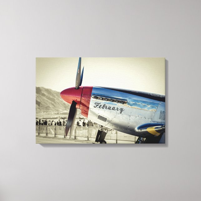 Lienzo P-51 Mustang (Anverso)