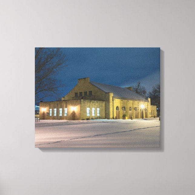 Lienzo pabellón de wigington en saint paul (Anverso)