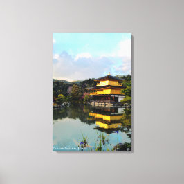 Lienzo Pabellón Dorado Kyoto Japón Reflejo del Templo