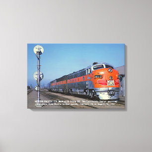 Lienzo Pacífico Occidental F7 California Zephyr 24" x 16