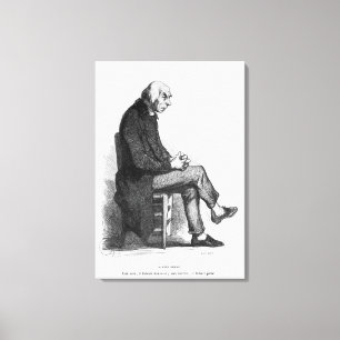 Lienzo Padre Goriot, ilustracion de 'Le Pere