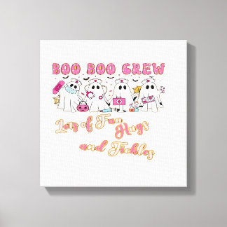 Lienzo Paediactric Nurse Fun Halloween Design Essential T