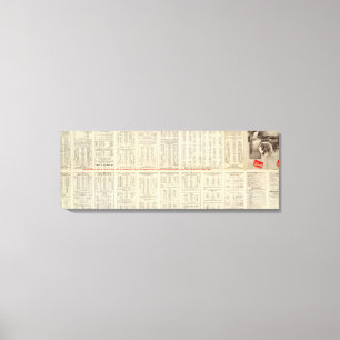 Lienzo Página Chicago Milwaukee del texto y ferrocarril