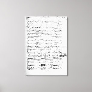 Lienzo Página de la abertura de la cuenta de los