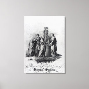 Lienzo Página de título de la adaptación de Muzio