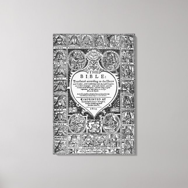 Lienzo Página de título de la traducción al inglés (Anverso)