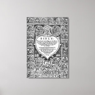 Lienzo Página de título de la traducción al inglés