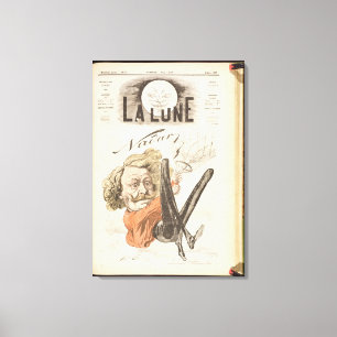 Lienzo Página de título de Nadar (1820-1910) de 'La Lune'