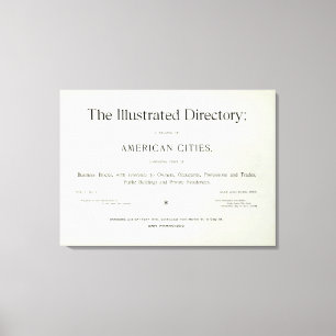 Lienzo Página de título de San Francisco California