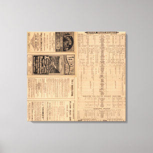 Lienzo Página del texto del ferrocarril del valle de