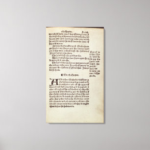 Lienzo Página del texto del viejo testamento