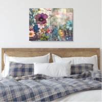 Páginas de revistas de arte: Papel falso y flores 