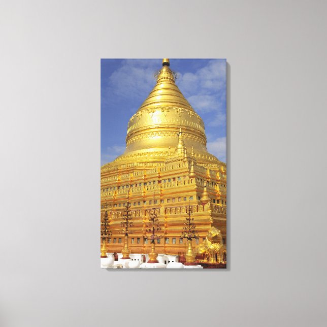 Lienzo Pagoda Shwezigon en Bagan, Bagan (Pagan), 2 (Anverso)