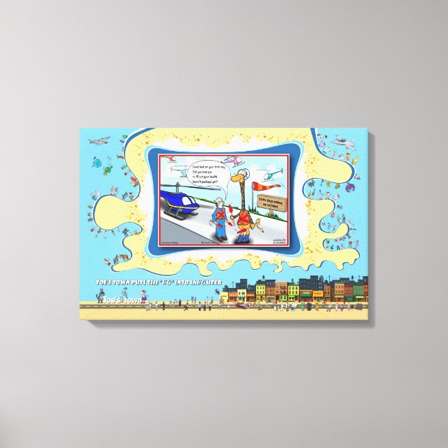 Lienzo Pain In The Neck | Get Well 24x16 (Anverso)