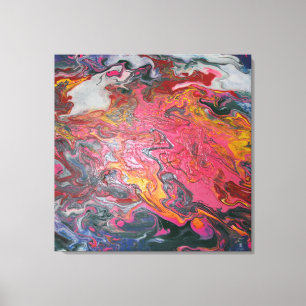 Lienzo Paint de Cloud Lava Swirl