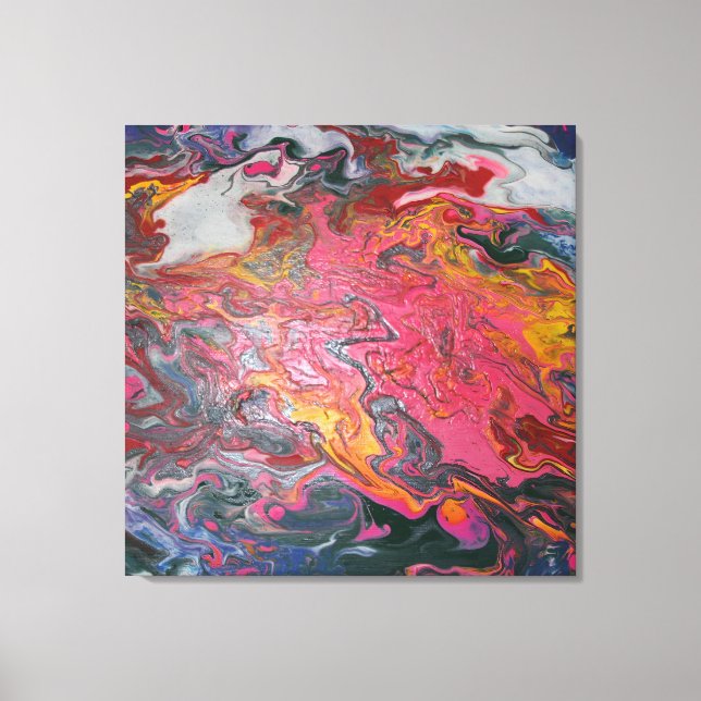 Lienzo Paint de Cloud Lava Swirl (Anverso)