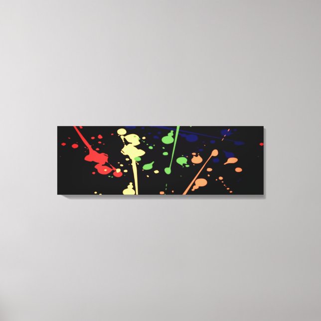 Lienzo Paint Splat Wall Canvas (Anverso)