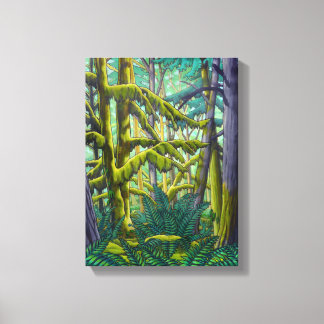 Lienzo Paintaje paisajístico canadiense Imprimir bosque c