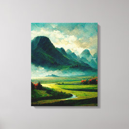 Lienzo Paintaje paisajístico Pintura de tela de pared art