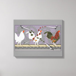 Lienzo Painter de aves de corral