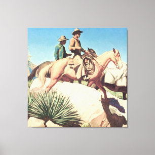 Lienzo "País Vaca" por Maynard Dixon