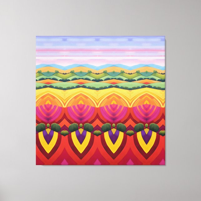 Lienzo Paisaje (Anverso)