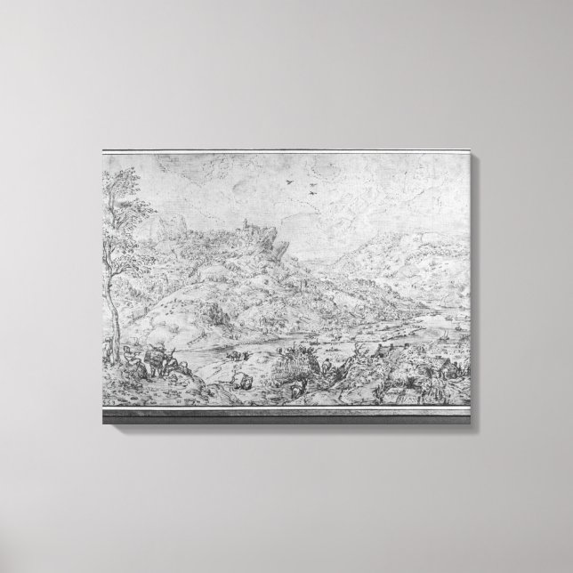 Lienzo Paisaje, 1553 (Anverso)