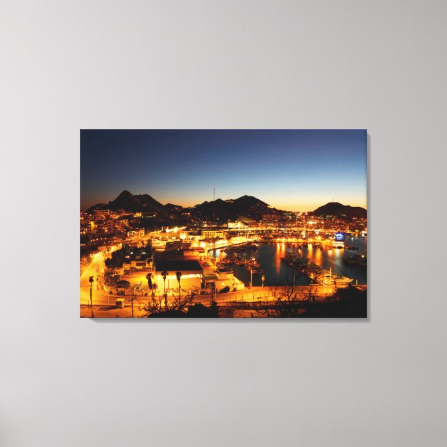 Lienzo Paisaje Ciudadano Cabo San Lucas En Sunset, México (Anverso)
