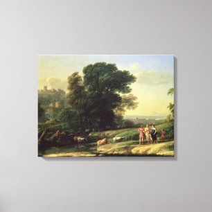 Lienzo Paisaje con Cephalus