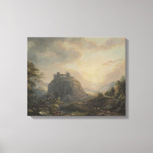 Lienzo Paisaje con un Castillo - Paul Sandby - c1808