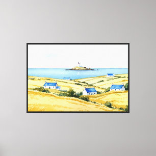 Lienzo paisaje costero irlandés