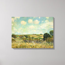 Lienzo Paisaje Country Meadow (por Alfred Sisley)