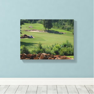 Lienzo Paisaje de campo de golf
