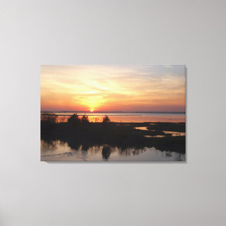 Lienzo Paisaje de Chincoteague Sunset II Virginia