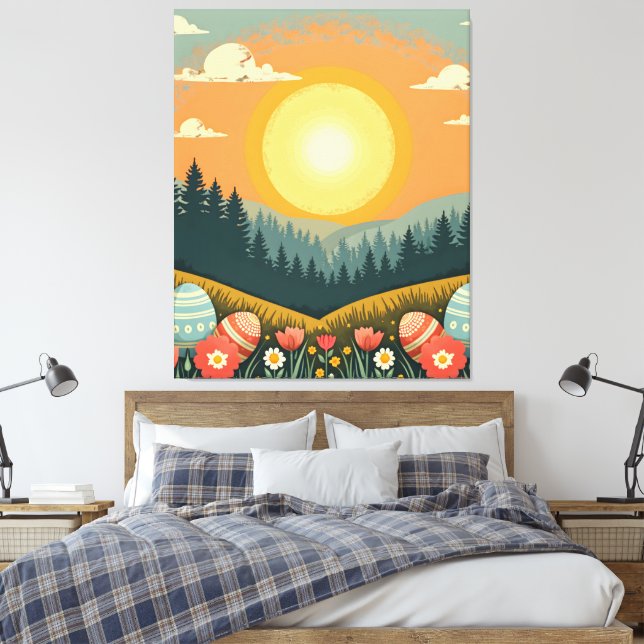 Lienzo Paisaje de Easter Sunrise (Insitu(Dormitorio))