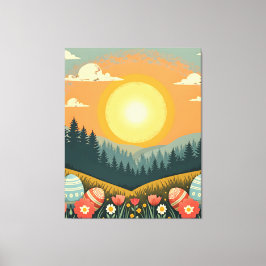 Lienzo Paisaje de Easter Sunrise