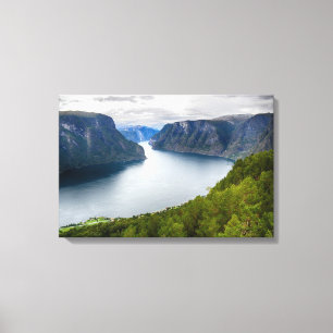Lienzo Paisaje de Noruega