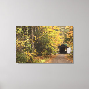 Lienzo paisaje de otoño, Vermont, EE. UU.