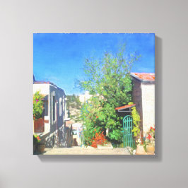 Lienzo Paisaje de pintura de la Ciudad Vieja de Jerusalén