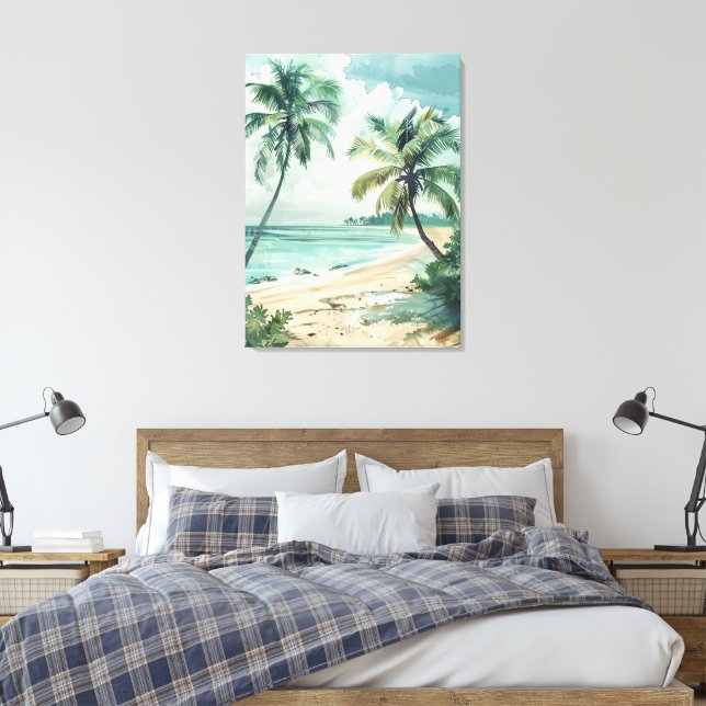 Lienzo Paisaje de Playa (Insitu(Dormitorio))
