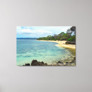Lienzo Paisaje de Playa Foto de Viaje Indonesia