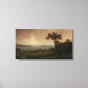Lienzo Paisaje de Rhode Island por Martin Johnson Heade