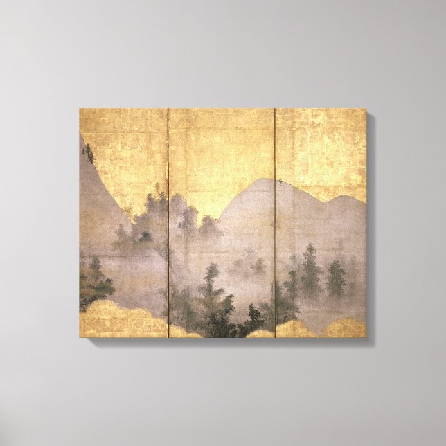 Lienzo Paisaje de verano (Anverso)
