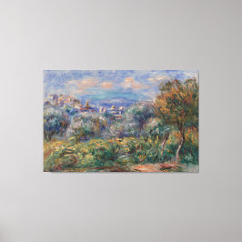 Lienzo Paisaje de Vintage Pierre Auguste Renoir