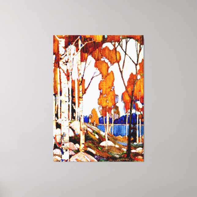 Lienzo Paisaje Decorativo de Tom Thomson (Anverso)
